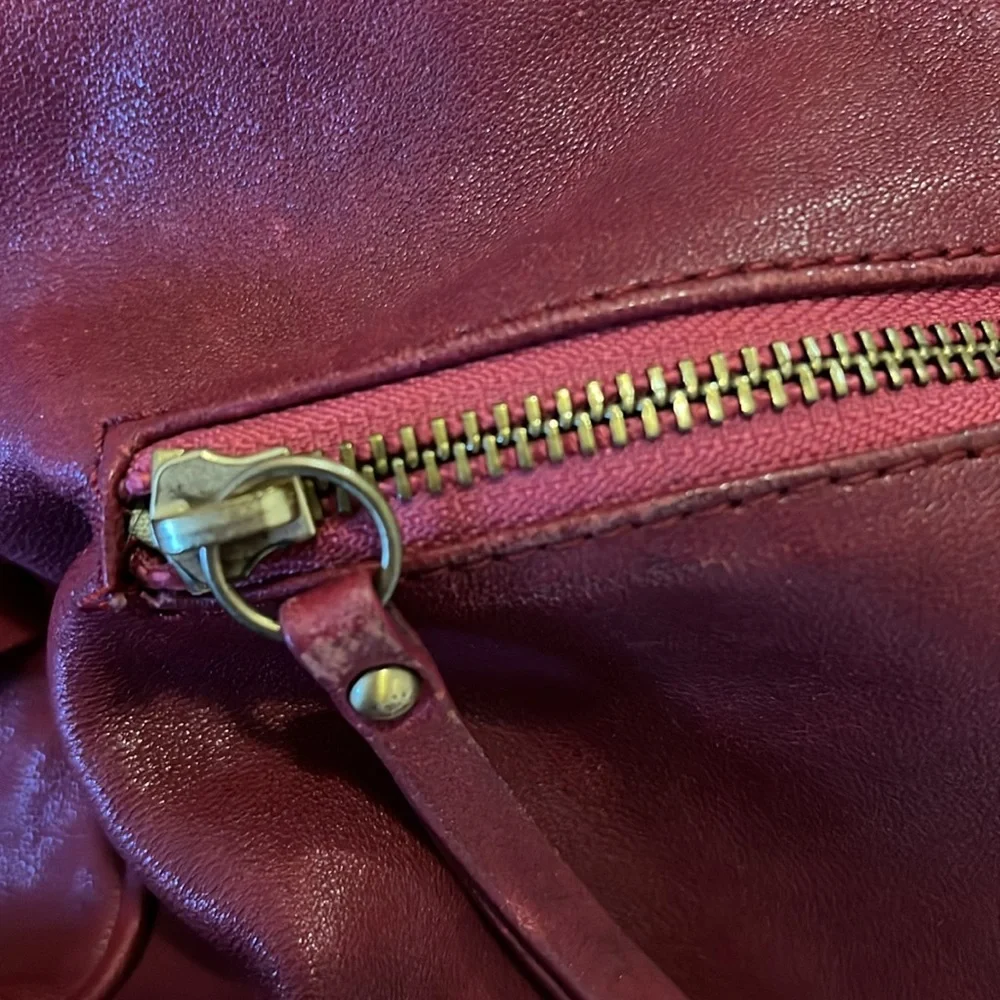 Large Sorial hobo style purse purple